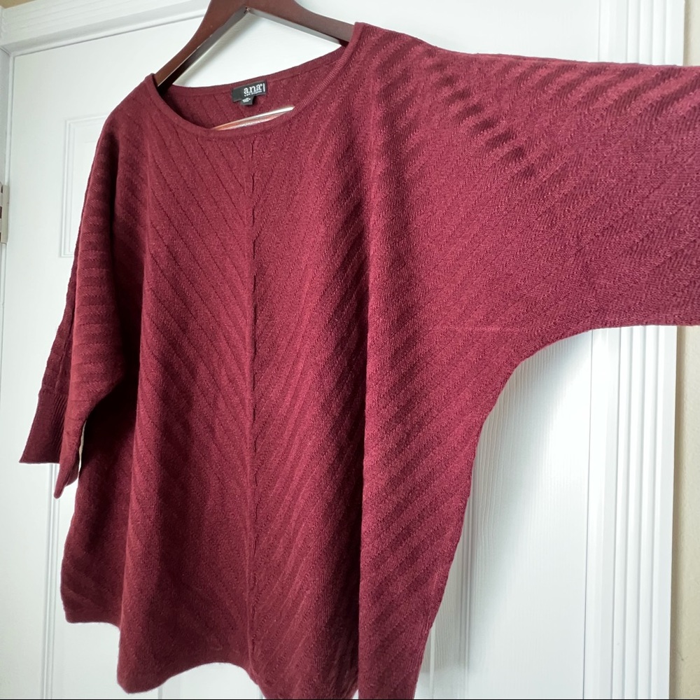 A.N.A Chevron Pattern Dolman Sweater -1X - Picture 2 of 7